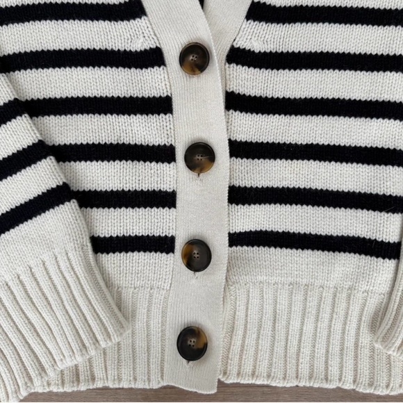 Sezane Wilson Striped Cardigan - Picture 4 of 5